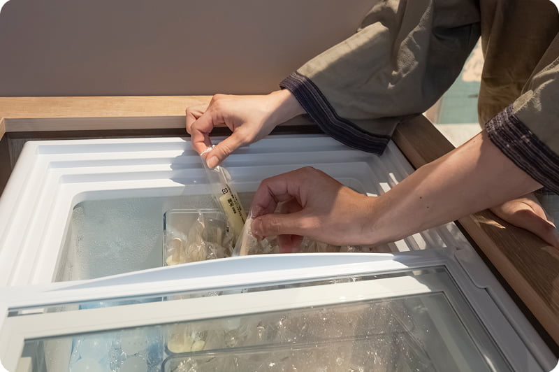 湯上がりアイスキャンディーサービス