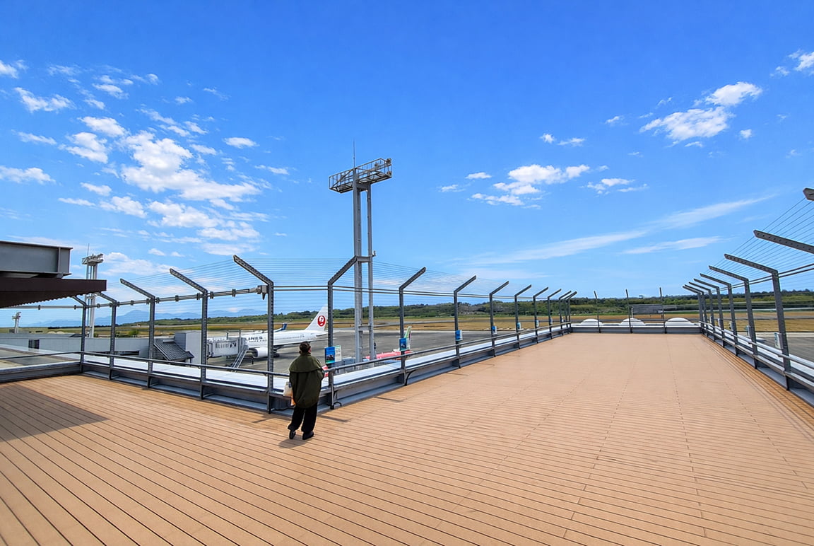 阿蘇くまもと空港 展望エリア